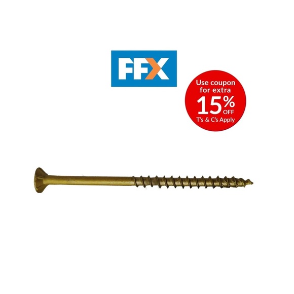 Paslode Other - Paslode 923663 4x50mm PZ2 Yellow Zinc Wood Screws 200pk New In Box